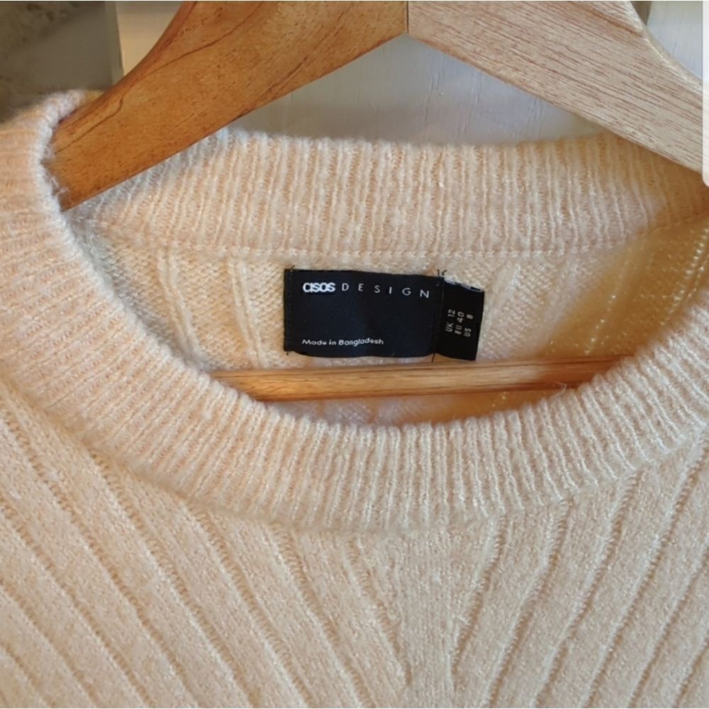 ASOS Design Cream Sweater - Picture 3 of 3